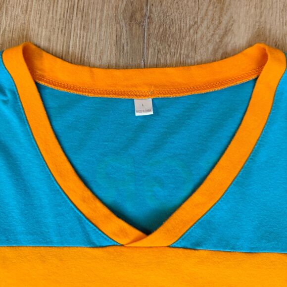 Tim McGraw Sundown Heaven Town Shirt Orange Blue Yellow Large Tour Tee - Picture 3 of 5